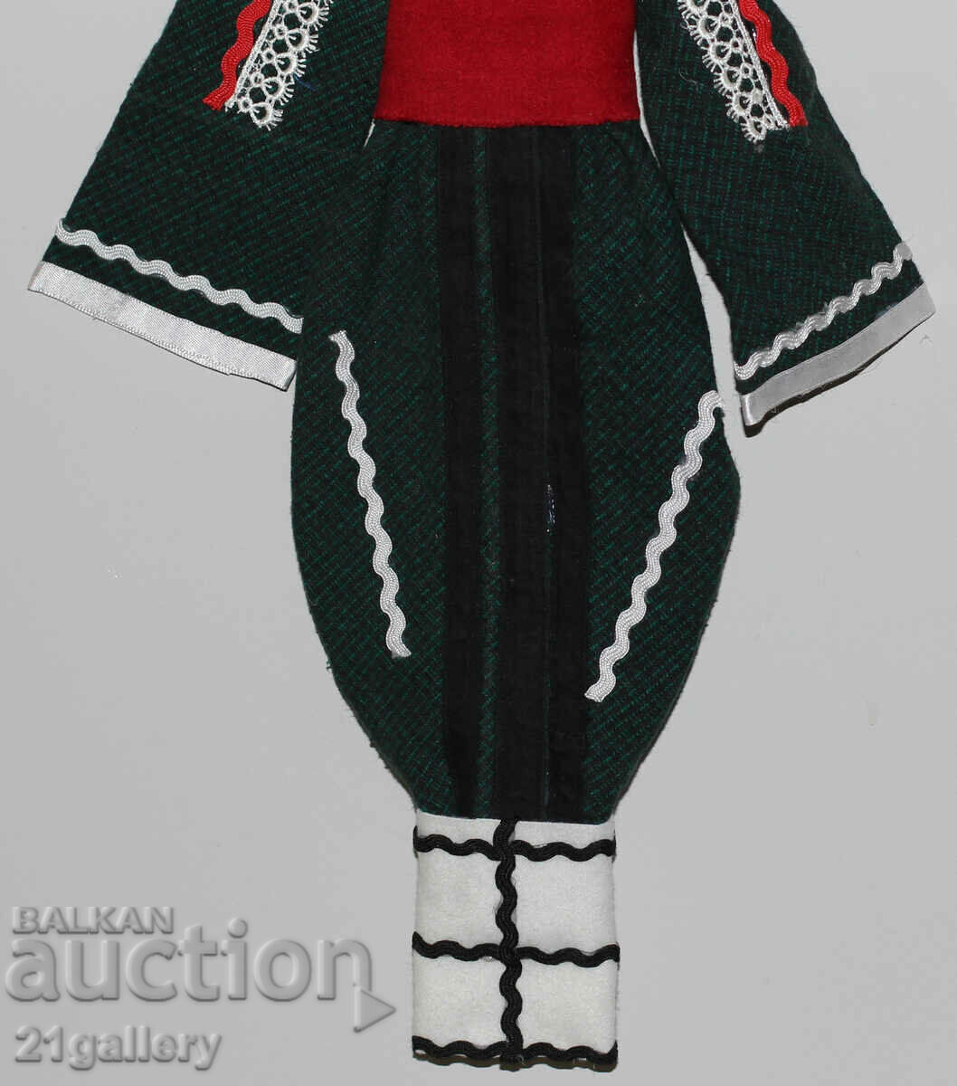 64 cm. Doll folk costume wool/textile wall decoration - 6 64 cm. Doll folk costume wool/textile wall decoration - 6