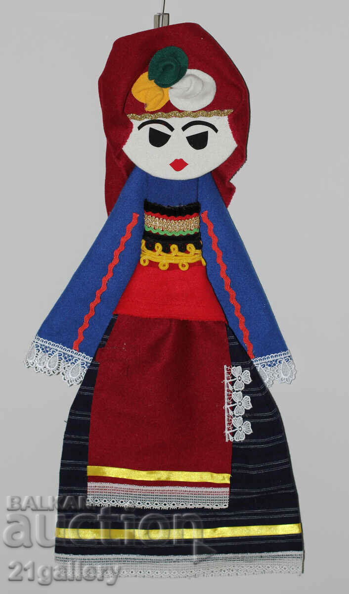 64 cm. Doll folk costume wool/textile wall decoration with price 80.00 BGN | € 40.90 64 cm. Doll folk costume wool/textile wall decoration with price 80.00 BGN | € 40.90