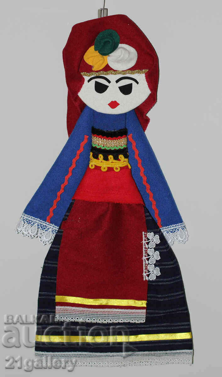 64 cm. Doll folk costume wool/textile wall decoration with price 80.00 BGN | € 40.90 64 cm. Doll folk costume wool/textile wall decoration with price 80.00 BGN | € 40.90