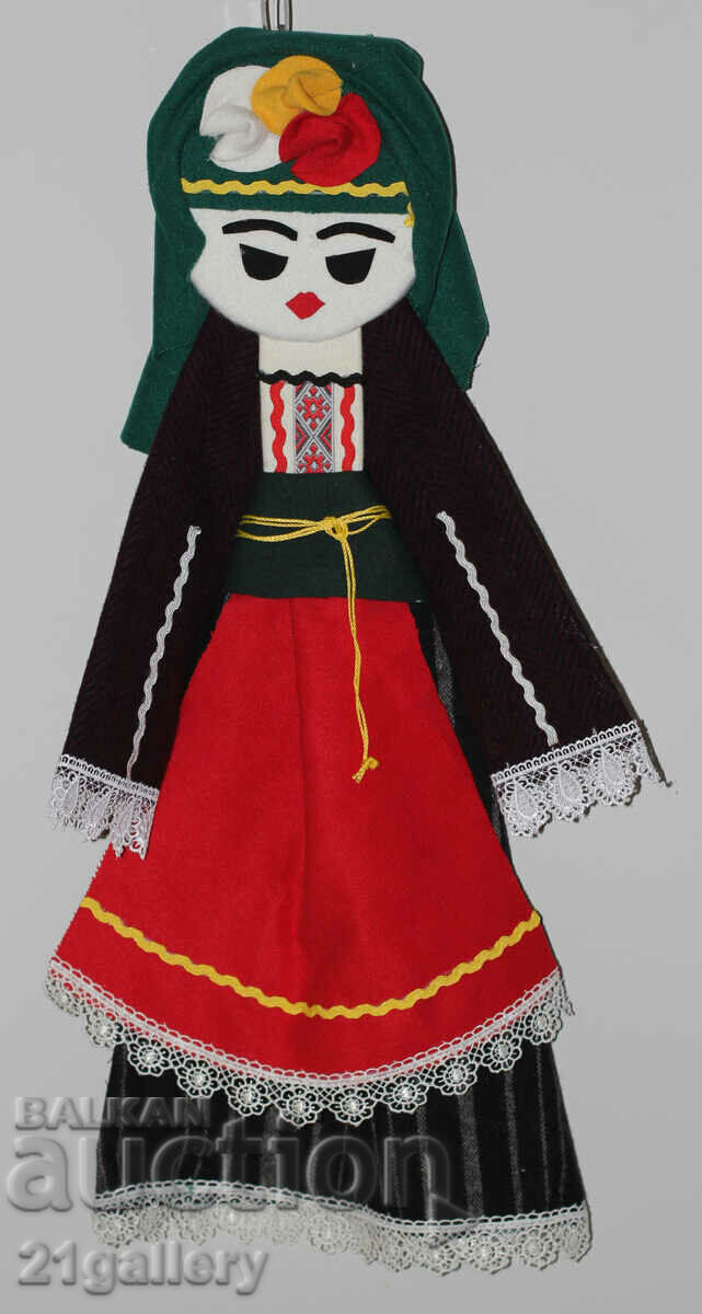 64 cm. Doll folk costume wool/textile wall decoration with price 80.00 BGN | € 40.90 64 cm. Doll folk costume wool/textile wall decoration with price 80.00 BGN | € 40.90