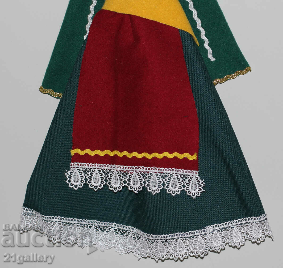 64 cm. Doll folk costume wool/textile wall decoration - 6 64 cm. Doll folk costume wool/textile wall decoration - 6