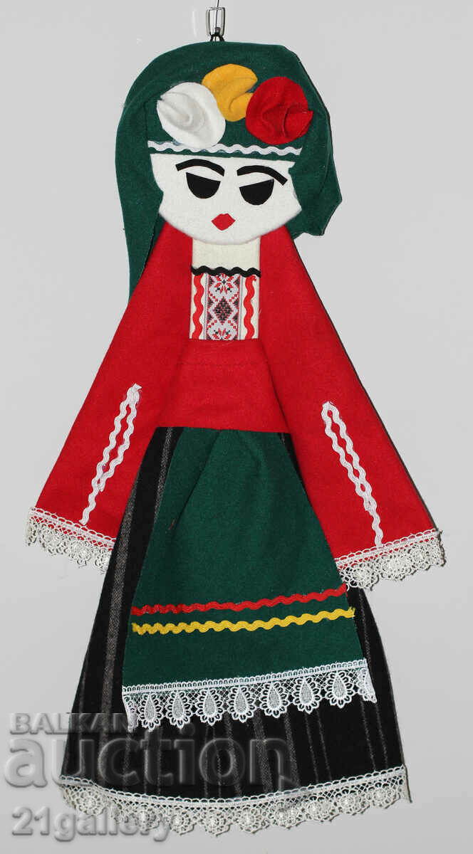 64 cm. Doll folk costume wool/textile wall decoration with price 80.00 BGN | € 40.90 64 cm. Doll folk costume wool/textile wall decoration with price 80.00 BGN | € 40.90