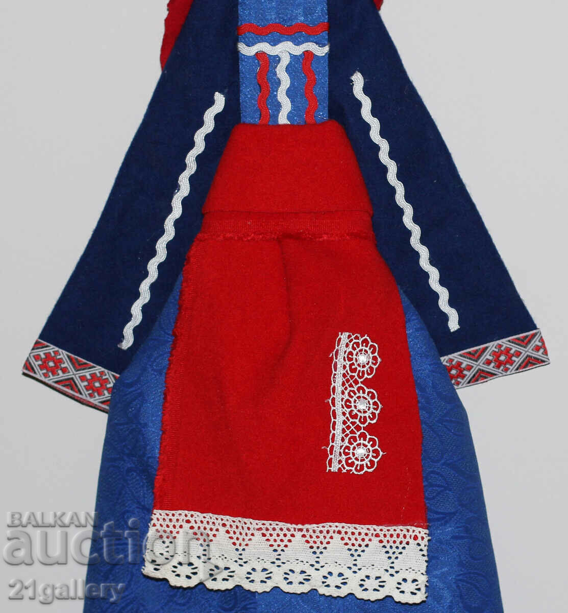64 cm. Doll folk costume wool/textile wall decoration - 5 64 cm. Doll folk costume wool/textile wall decoration - 5