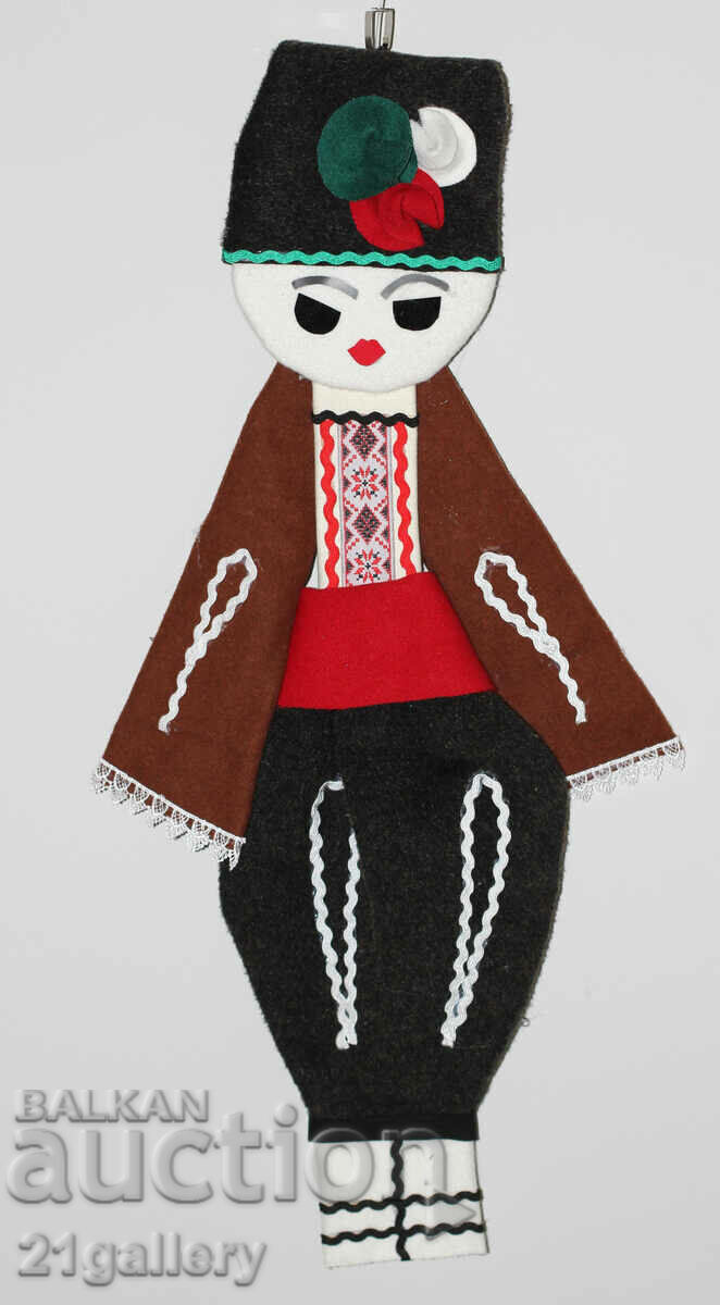 64 cm. Doll folk costume wool/textile wall decoration with price 80.00 BGN | € 40.90 64 cm. Doll folk costume wool/textile wall decoration with price 80.00 BGN | € 40.90