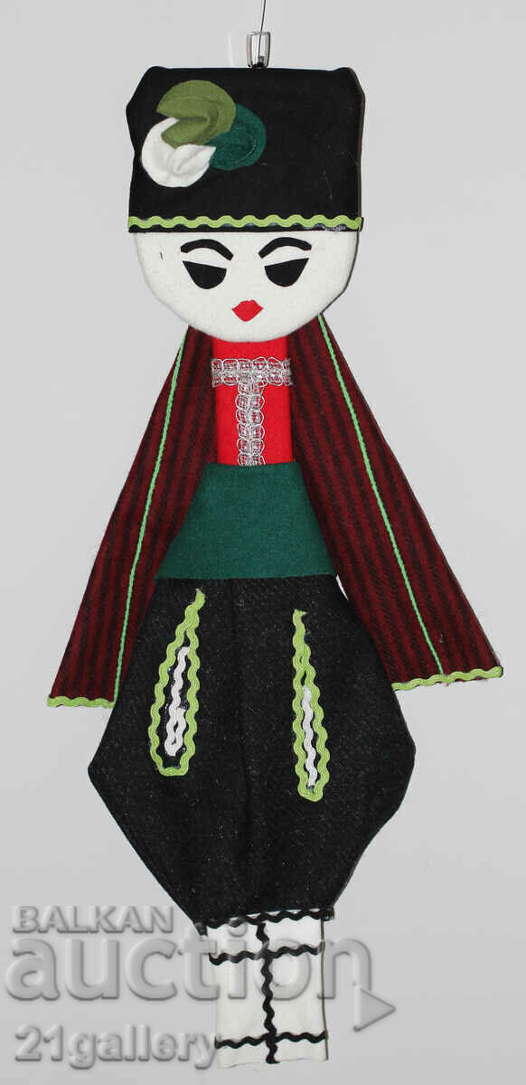 64 cm. Doll folk costume wool/textile wall decoration with price 80.00 BGN | € 40.90 64 cm. Doll folk costume wool/textile wall decoration with price 80.00 BGN | € 40.90