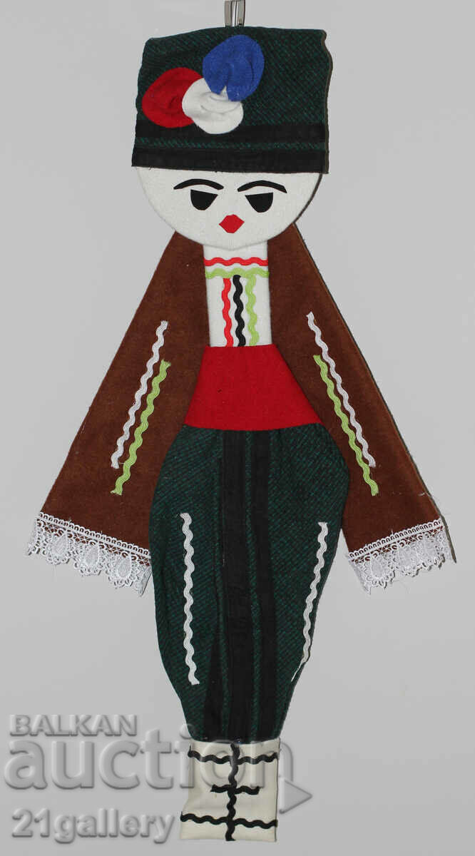 64 cm. Doll folk costume wool/textile wall decoration with price 80.00 BGN | € 40.90 64 cm. Doll folk costume wool/textile wall decoration with price 80.00 BGN | € 40.90