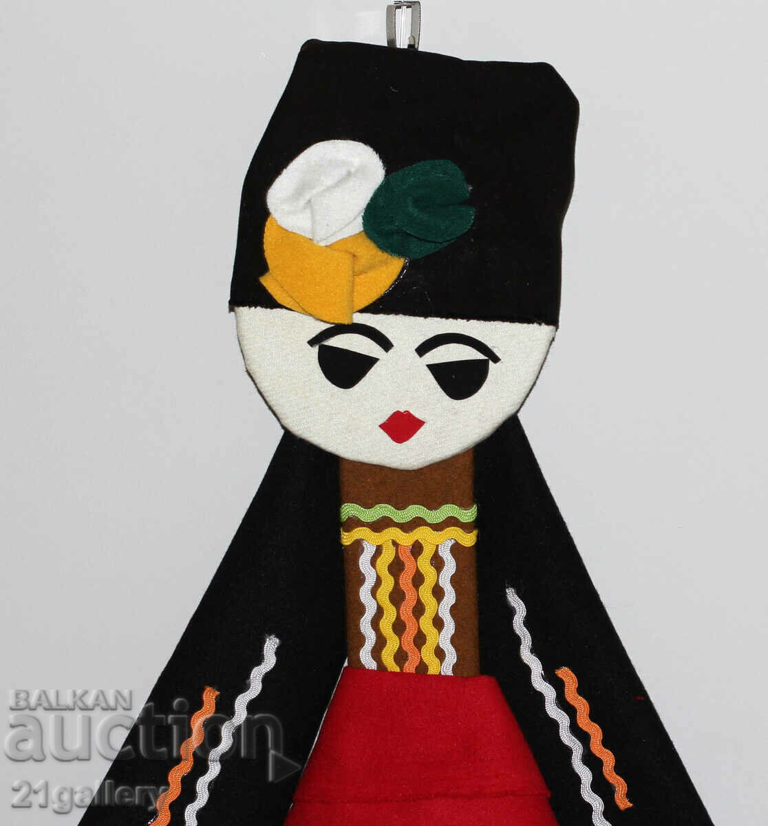 Παράδοση 64 εκ. Διακόσμηση τοίχου κούκλας λαϊκής φορεσιάς μαλλί/υφασμάτινη Παράδοση 64 εκ. Διακόσμηση τοίχου κούκλας λαϊκής φορεσιάς μαλλί/υφασμάτινη