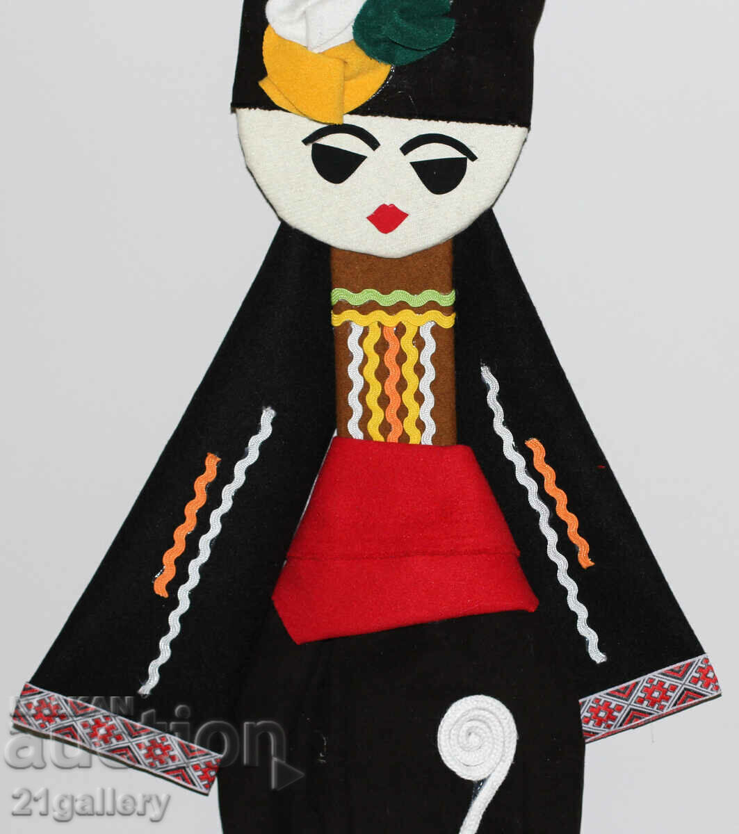 64 εκ. Διακόσμηση τοίχου κούκλας λαϊκής φορεσιάς μαλλί/υφασμάτινη - 5 64 εκ. Διακόσμηση τοίχου κούκλας λαϊκής φορεσιάς μαλλί/υφασμάτινη - 5