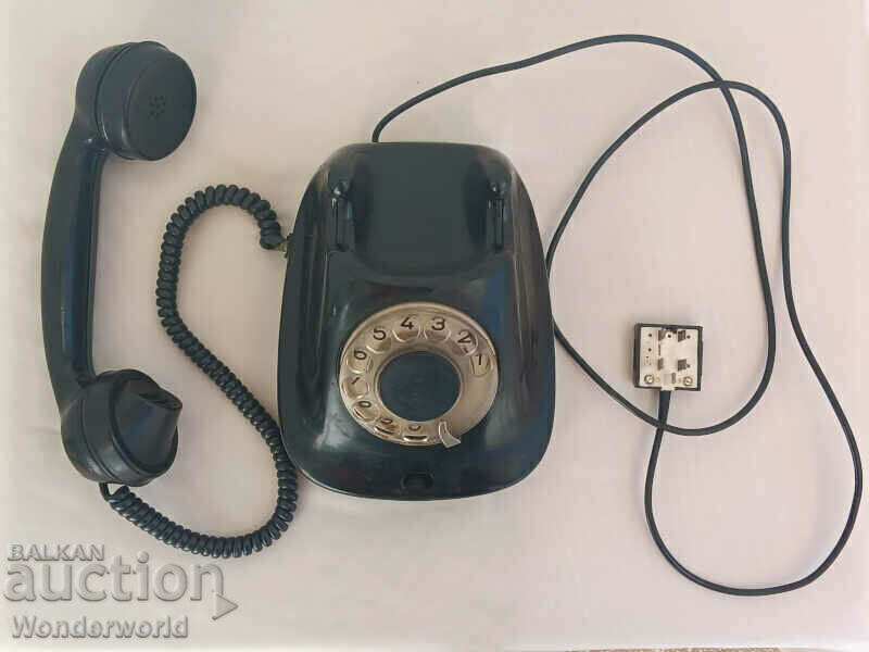 Auction Old Retro Vintage Bakelite Dial Telephone Antique! Auction Old Retro Vintage Bakelite Dial Telephone Antique!