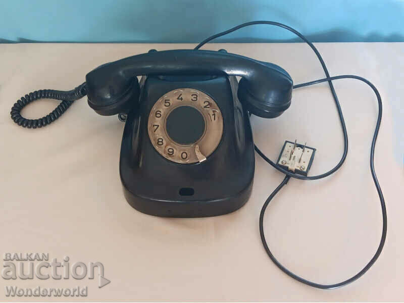 Old Retro Vintage Bakelite Dial Telephone Antique! Old Retro Vintage Bakelite Dial Telephone Antique!