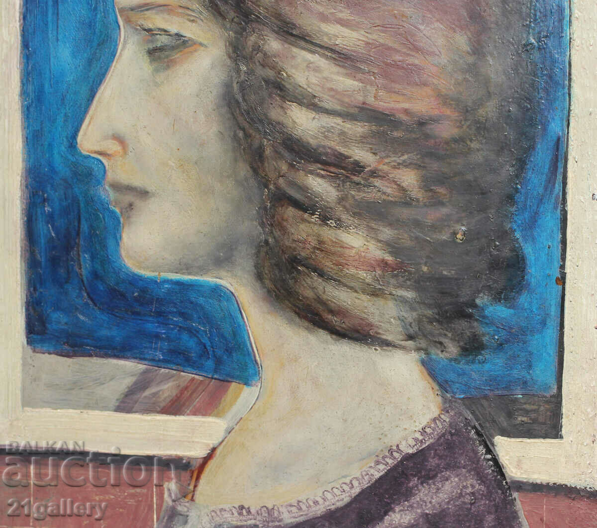 Valery Tsvetkov (Walter) portrait oil paints "Window" - 5