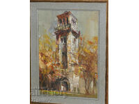 Evgeniy Petrov / 1969 - / Cityscape, oil on canvas