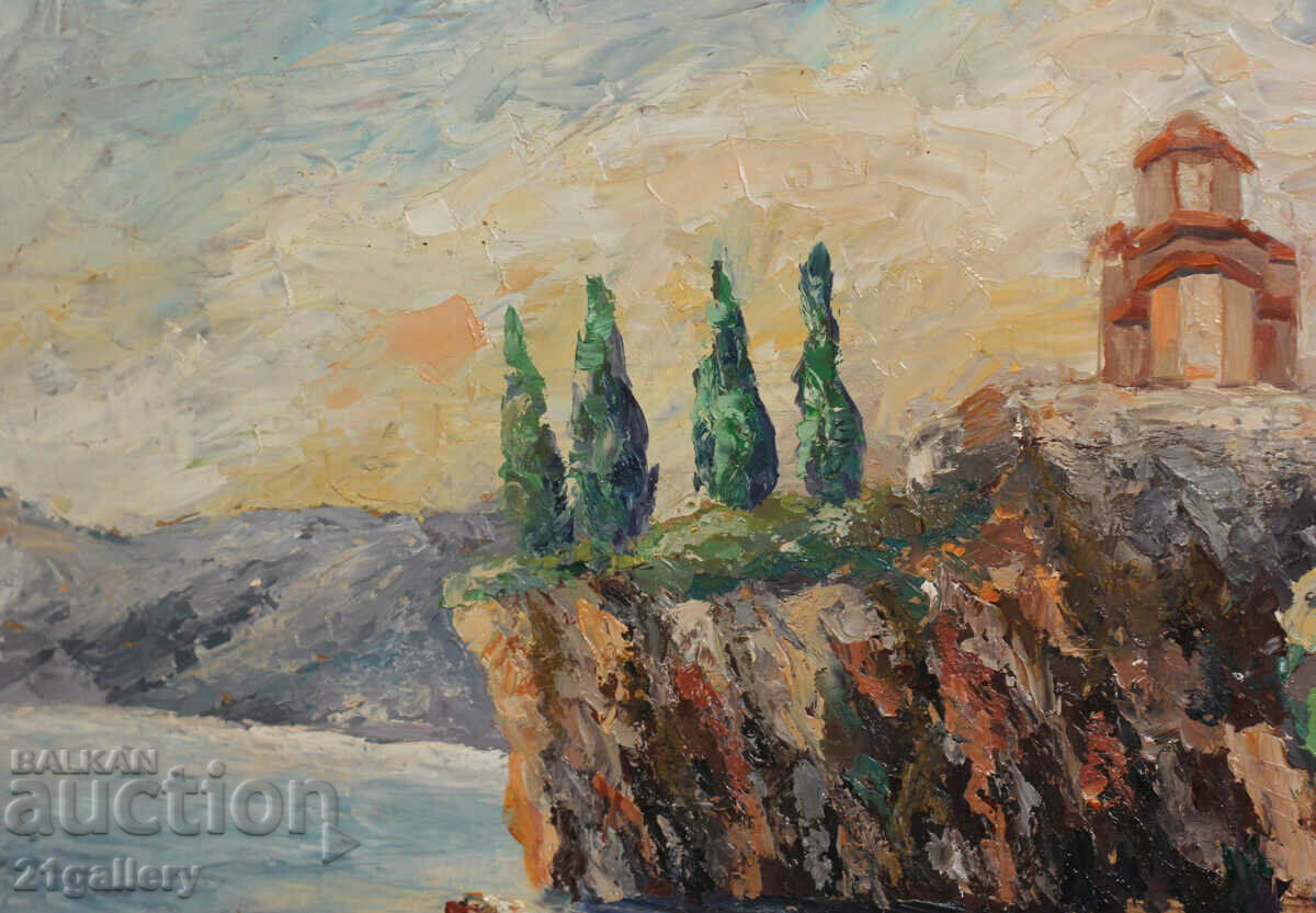 Auction Bay seascape, oil paints, 1993. Auction Bay seascape, oil paints, 1993.