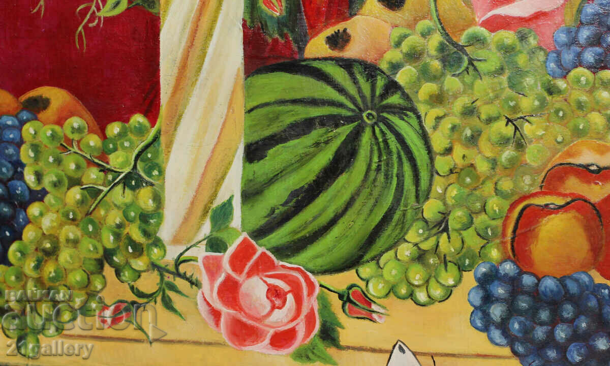 Still life with roses, oil paints, 2003. - 6 Still life with roses, oil paints, 2003. - 6