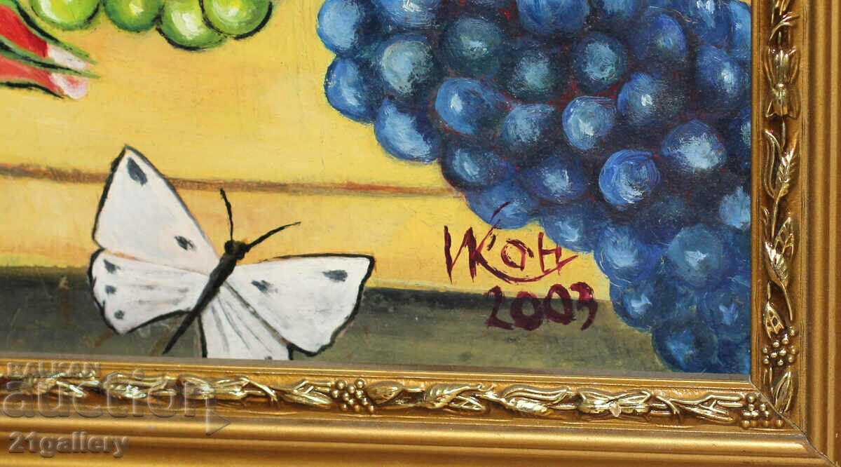 Still life with roses, oil paints, 2003. - 7 Still life with roses, oil paints, 2003. - 7