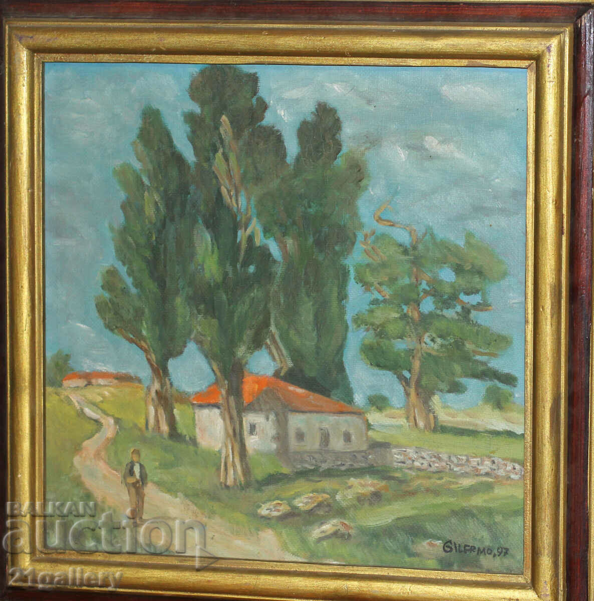 Licitație Peisaj, vopsele în ulei, semnat 1997. Licitație Peisaj, vopsele în ulei, semnat 1997.