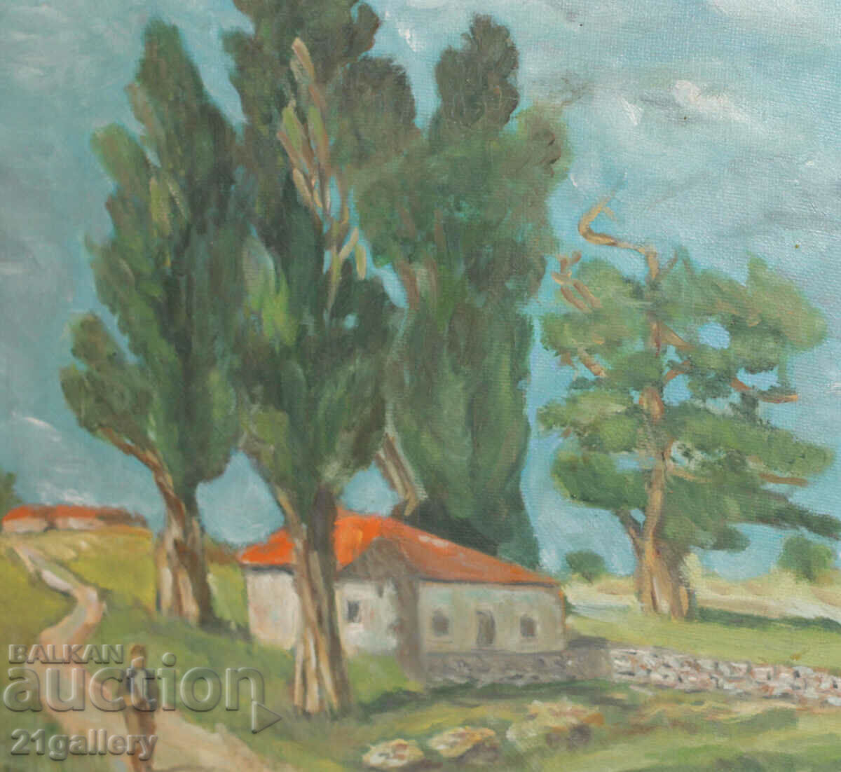 Livrarea Peisaj, vopsele în ulei, semnat 1997. Livrarea Peisaj, vopsele în ulei, semnat 1997.