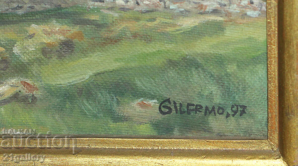 Peisaj, vopsele în ulei, semnat 1997. - 6 Peisaj, vopsele în ulei, semnat 1997. - 6