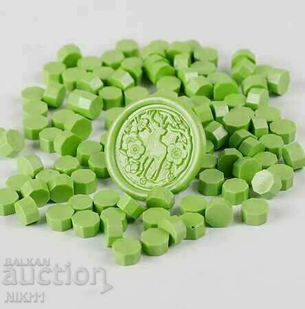 Auction Wax seal Clover: seal spoon and wax luck happiness Auction Wax seal Clover: seal spoon and wax luck happiness