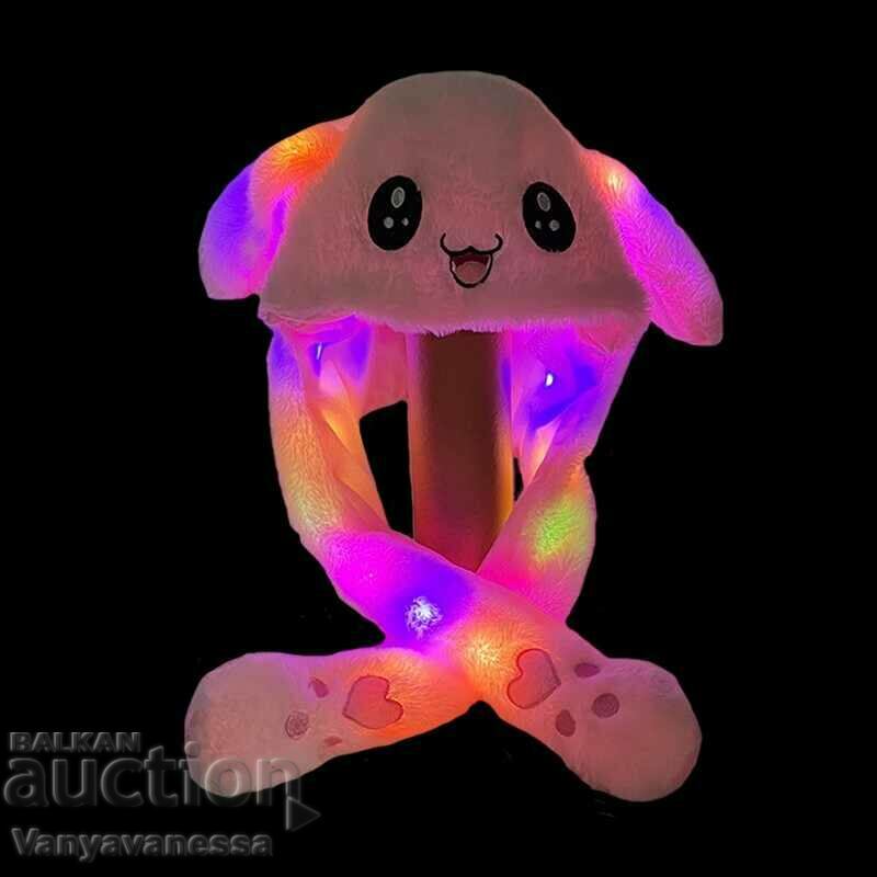 Auction Removable bunny hat with moving ears and LED lights, BGN 17 Auction Removable bunny hat with moving ears and LED lights, BGN 17