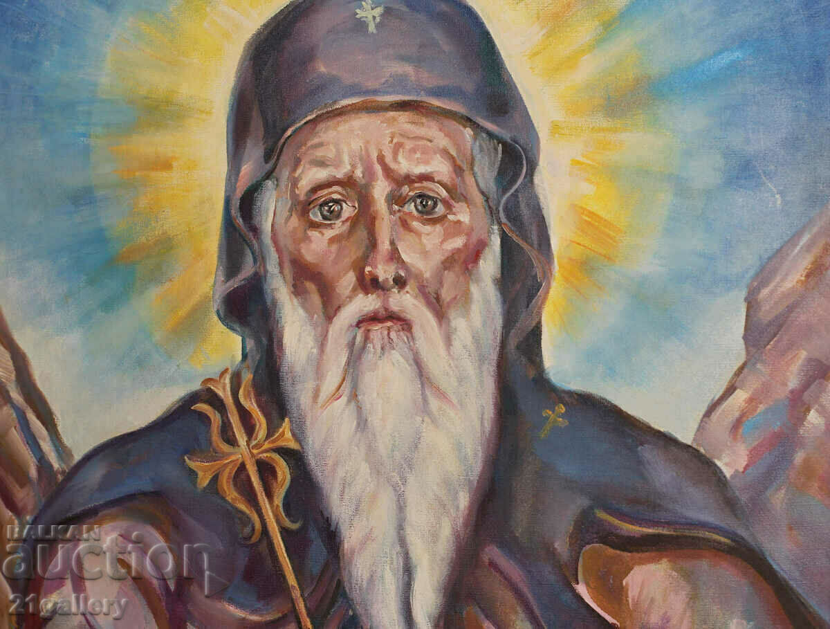 Auction Lyudmila Poptosheva (1942-2022) St. Ivan Rilski 1997 Auction Lyudmila Poptosheva (1942-2022) St. Ivan Rilski 1997