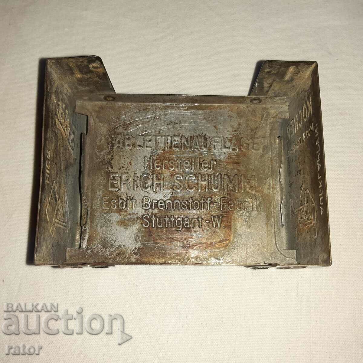 Spirtnik ESBIT KOCHER - Germany, Wehrmacht, WW II with price 37.99 BGN | € 19.42 Spirtnik ESBIT KOCHER - Germany, Wehrmacht, WW II with price 37.99 BGN | € 19.42