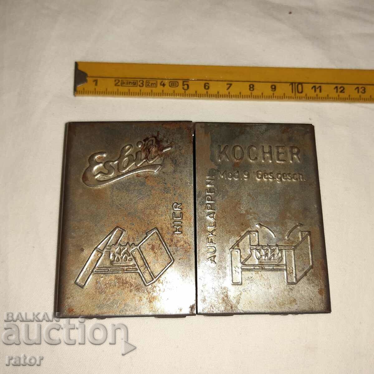 Spirtnik ESBIT KOCHER - Germany, Wehrmacht, WW II Spirtnik ESBIT KOCHER - Germany, Wehrmacht, WW II