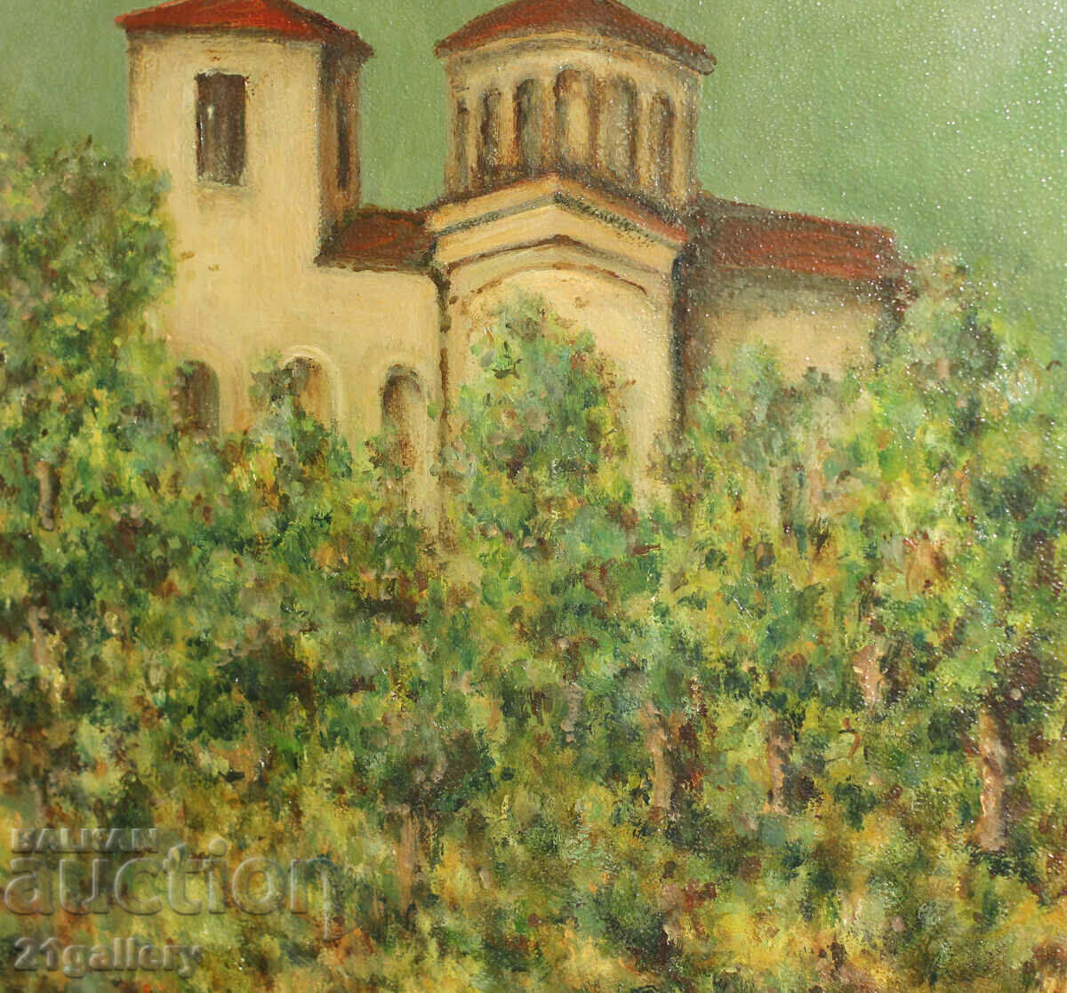 Delivery of Petar Ivanov Landscape oil paints "The fortress of Aseno" Delivery of Petar Ivanov Landscape oil paints "The fortress of Aseno"