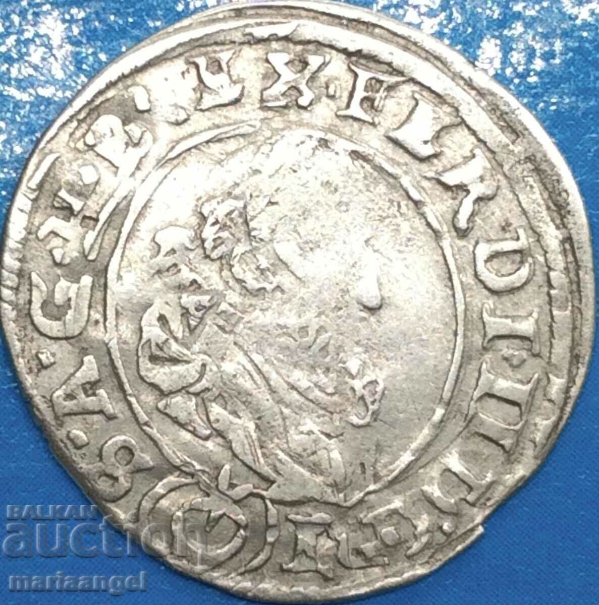 Austria 3 Kreuzer 1620 Ferdinand II 21mm Argint