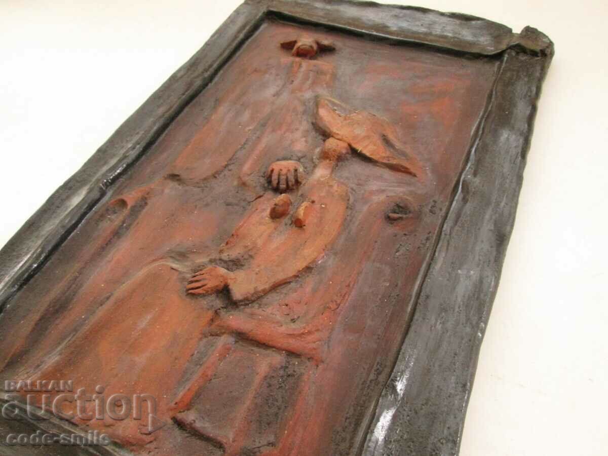 Delivery of Author's ceramic plastic picture panel art ceramics Delivery of Author's ceramic plastic picture panel art ceramics