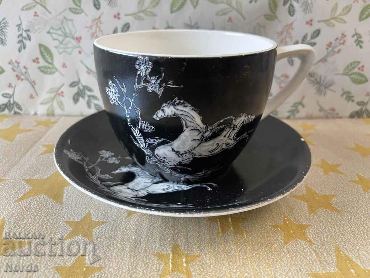 Crown Devon porcelain double set