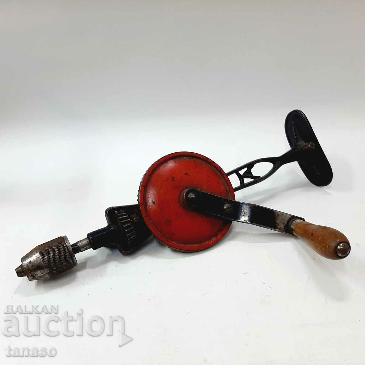 Old large hand drill, drill, matcap(9.4)