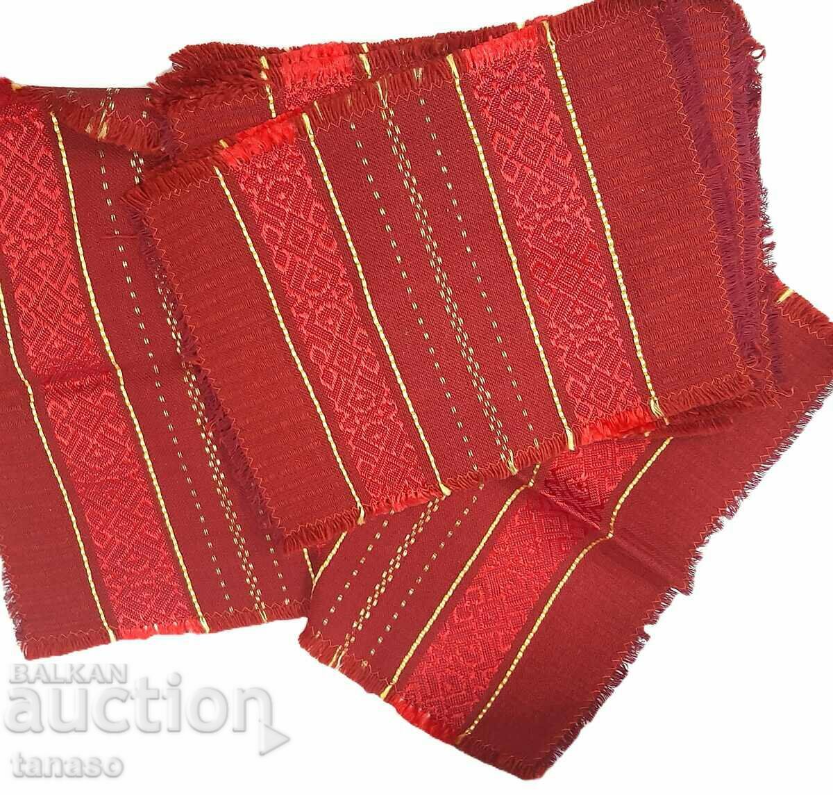 Ethnic, folk serving set - 6 towels and tablecloth (16.4) with price 35.00 BGN | € 17.90 Ethnic, folk serving set - 6 towels and tablecloth (16.4) with price 35.00 BGN | € 17.90