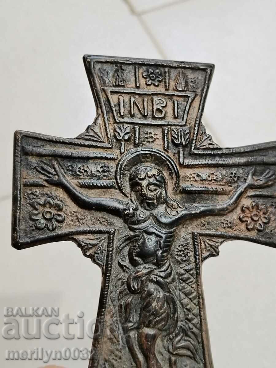 Revival bronze cross 1806 crucifix - 5 Revival bronze cross 1806 crucifix - 5