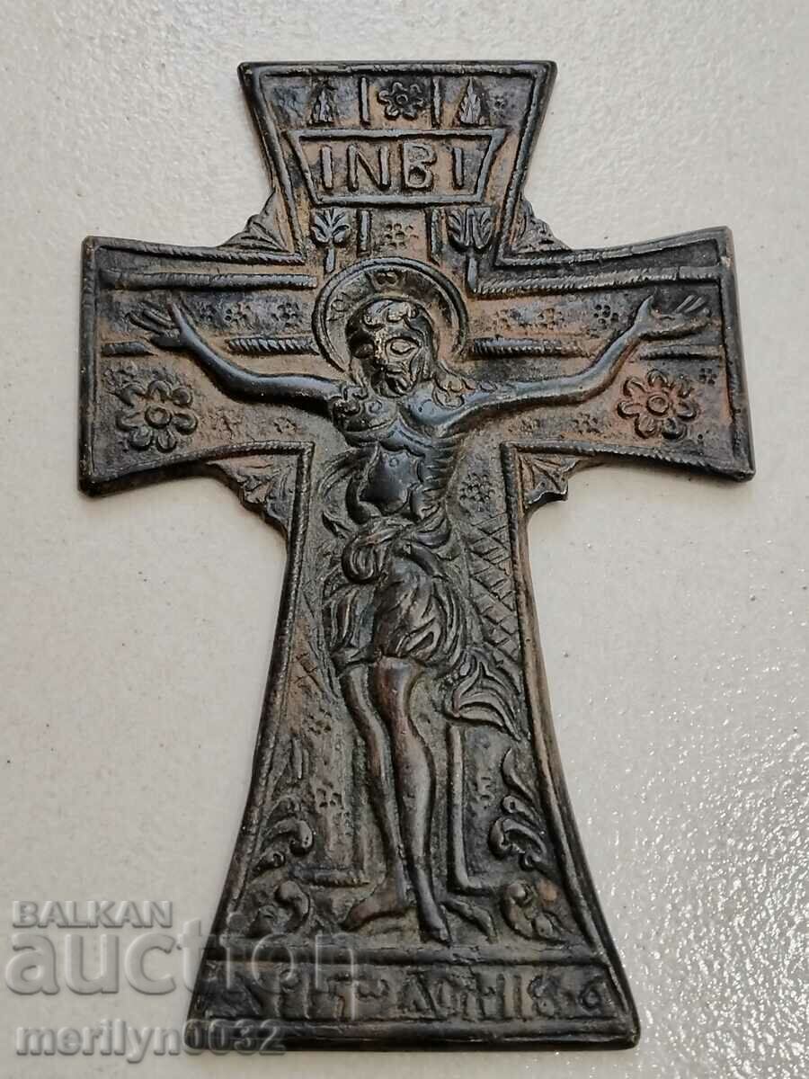 Revival bronze cross 1806 crucifix Revival bronze cross 1806 crucifix