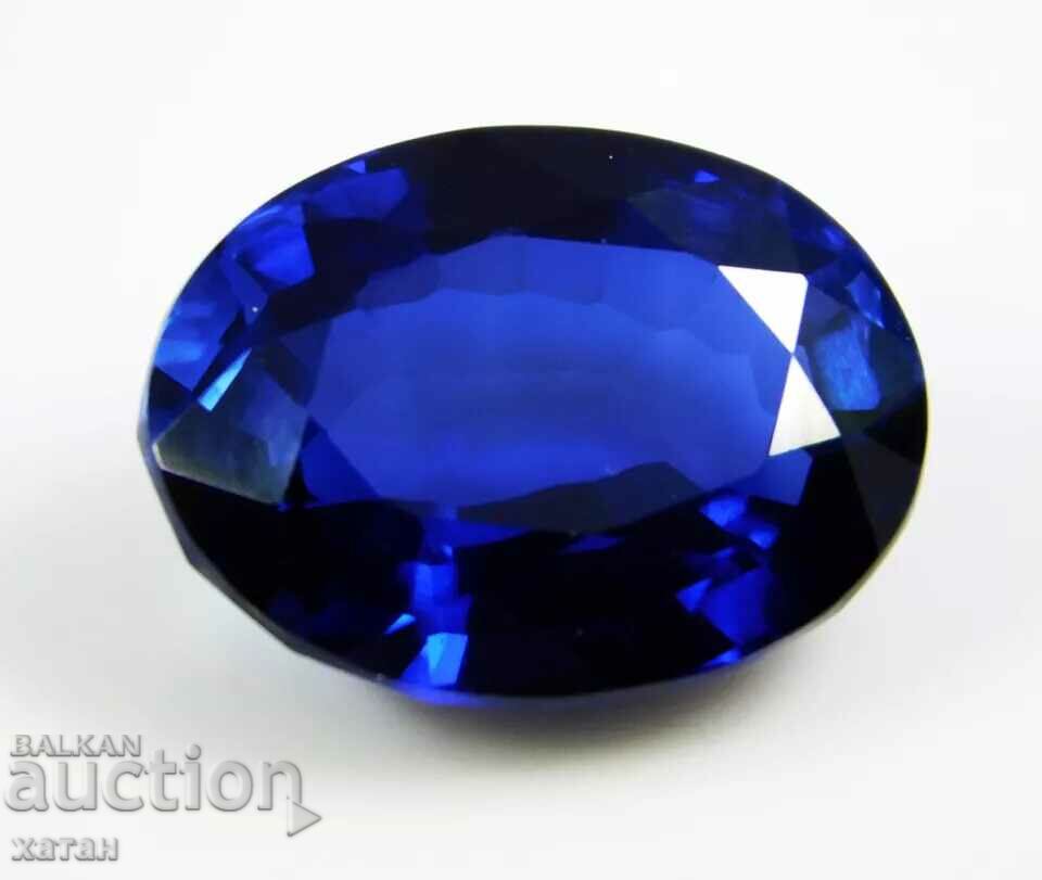 BZC! 13,05 ct safir natural oval cert. VGTL de la 1!