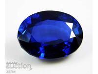 BZC! 13,05 ct safir natural oval cert. VGTL de la 1!