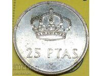 Spain 25 Pesetas 1984 King Juan Carlos I