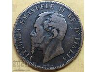 10 Centesimi 1867 Italy 30mm N - Naples Victor Emmanuel