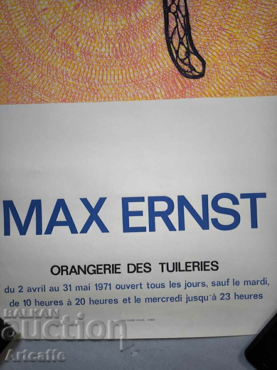 Δημοπρασία Αφίσα αφίσας Max Ernst Δημοπρασία Αφίσα αφίσας Max Ernst