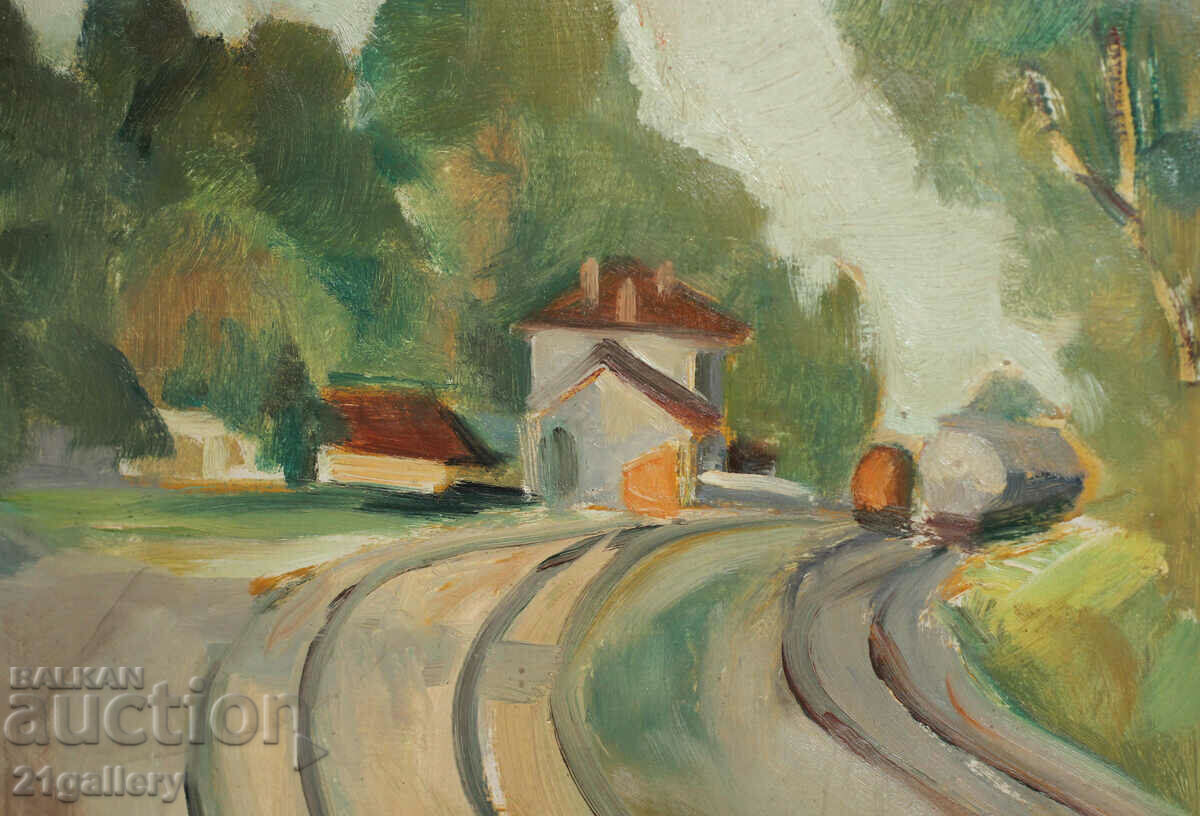 Ivan Obnovenski landscape from Belene, oil paints - 5 Ivan Obnovenski landscape from Belene, oil paints - 5