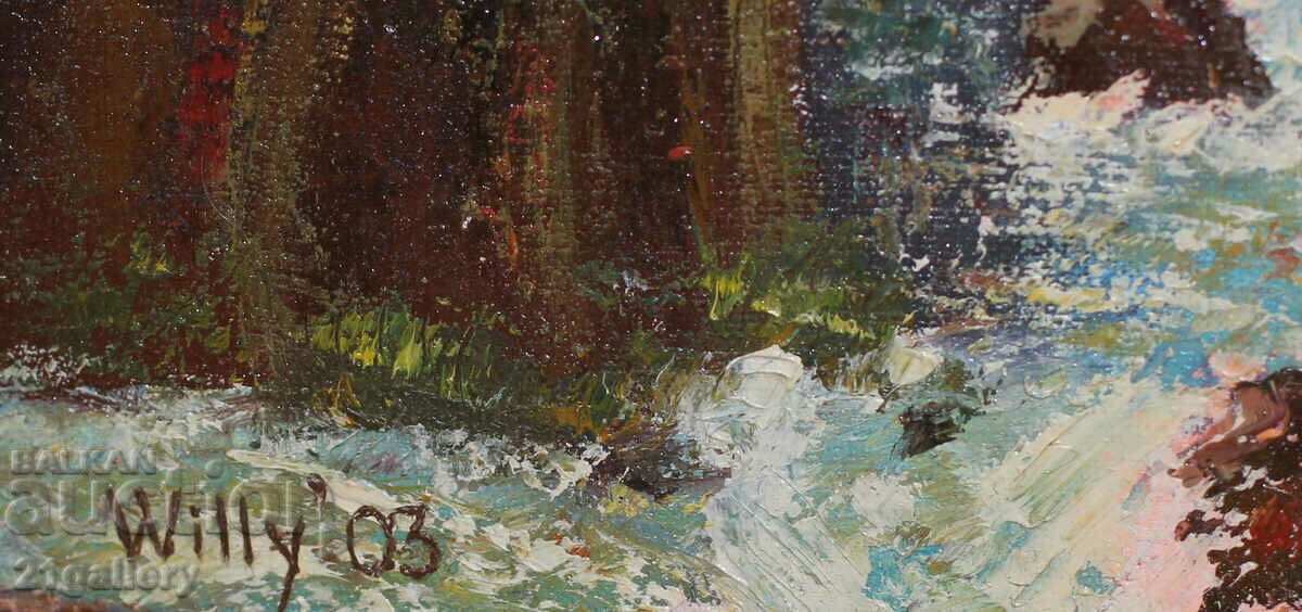 Vili Georgiev landscape from Pirin mountain, oil paints, 2005. - 6 Vili Georgiev landscape from Pirin mountain, oil paints, 2005. - 6