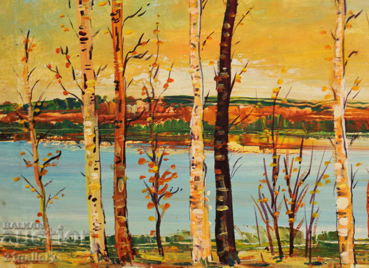 Παράδοση Τοπίο Borislav Tsanov, λαδομπογιές Παράδοση Τοπίο Borislav Tsanov, λαδομπογιές