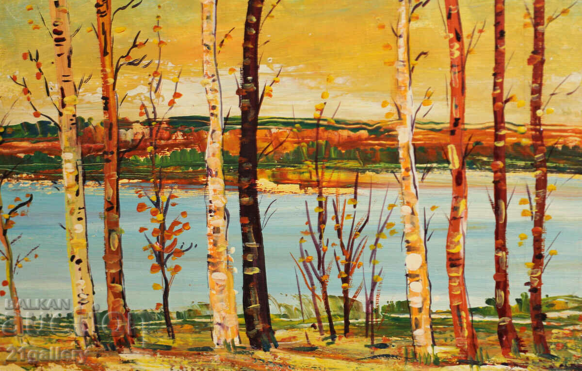 Τοπίο Borislav Tsanov, λαδομπογιές - 6 Τοπίο Borislav Tsanov, λαδομπογιές - 6