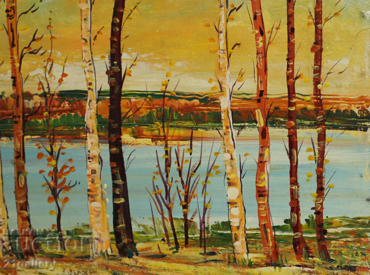 Τοπίο Borislav Tsanov, λαδομπογιές - 7 Τοπίο Borislav Tsanov, λαδομπογιές - 7