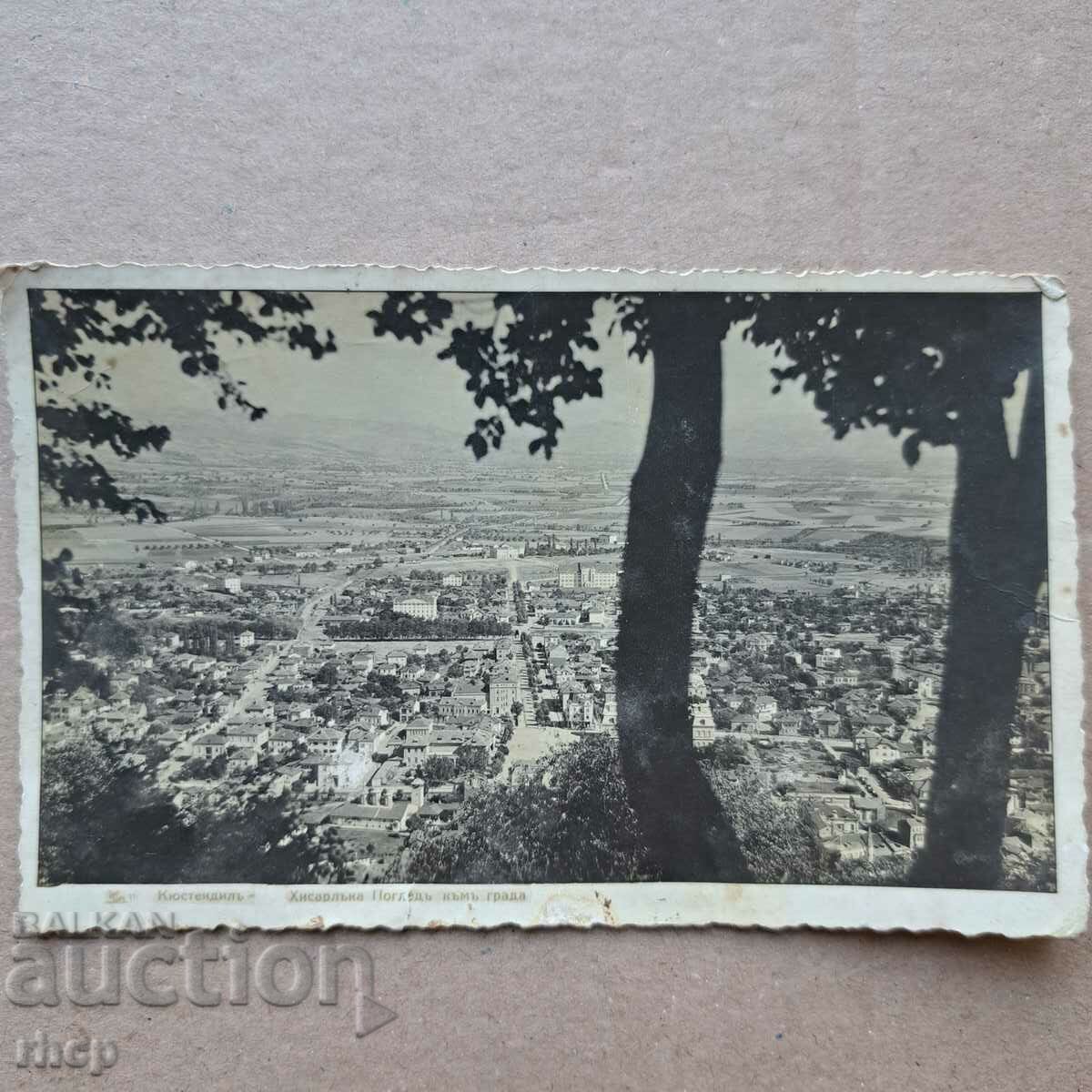 Vedere Kyustendil 1940 card foto