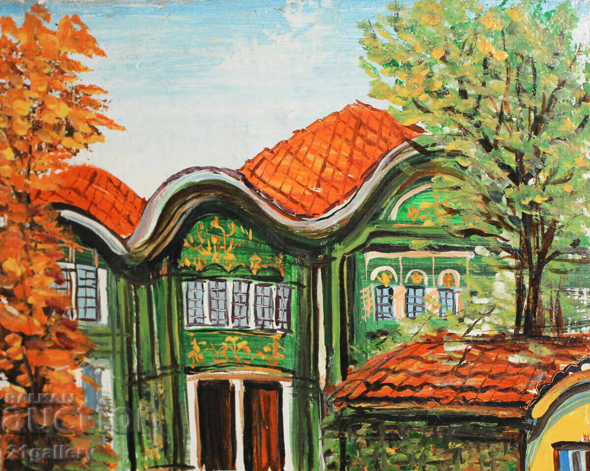 Livrarea Borislav Tsanov - peisaj urban, casa renascentista