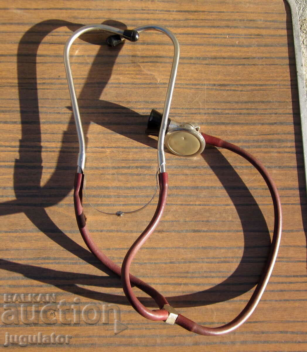 old vintage Bulgarian medical doctor stethoscope