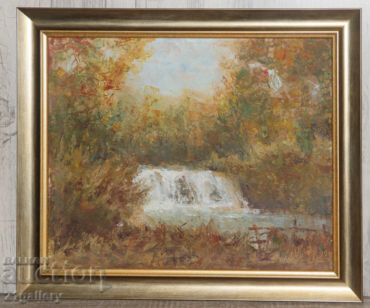 Τοπίο Tenyo Zhelev (1923-2010), λαδομπογιές, 1993. με τιμή 1000.00 BGN | € 511.29 Τοπίο Tenyo Zhelev (1923-2010), λαδομπογιές, 1993. με τιμή 1000.00 BGN | € 511.29