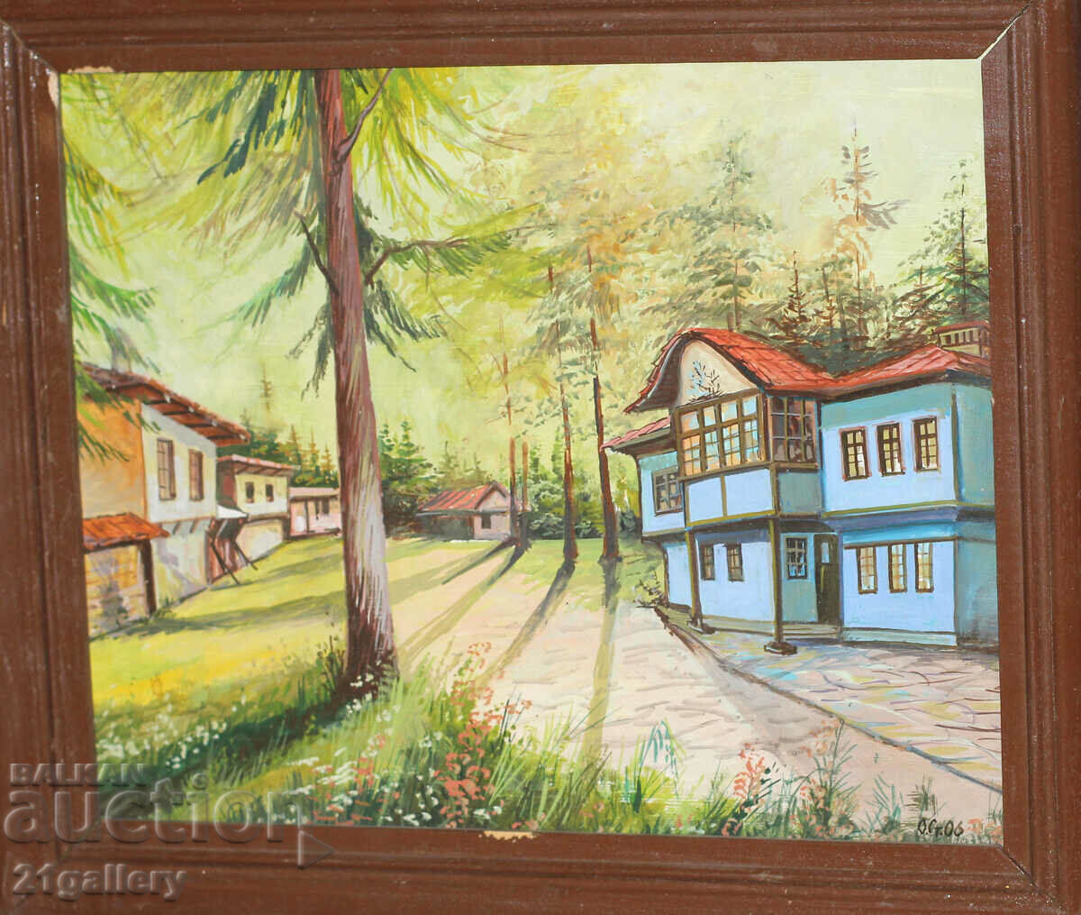 Rural landscape, oil paints, signed 2006. with price 200.00 BGN | € 102.26 Rural landscape, oil paints, signed 2006. with price 200.00 BGN | € 102.26